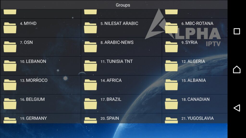 téléchargez alpha iptv 5.0.2 apk pour accéder à une large sélection de chaînes tv en streaming de haute qualité sur votre appareil android. profitez d'une interface conviviale et d'une installation sécurisée.