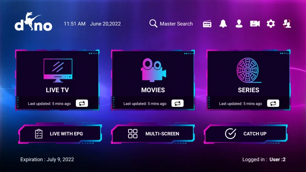 téléchargez dino iptv apk pour accéder à une large sélection de chaînes tv en direct, films et séries en streaming sur votre appareil android facilement et gratuitement.